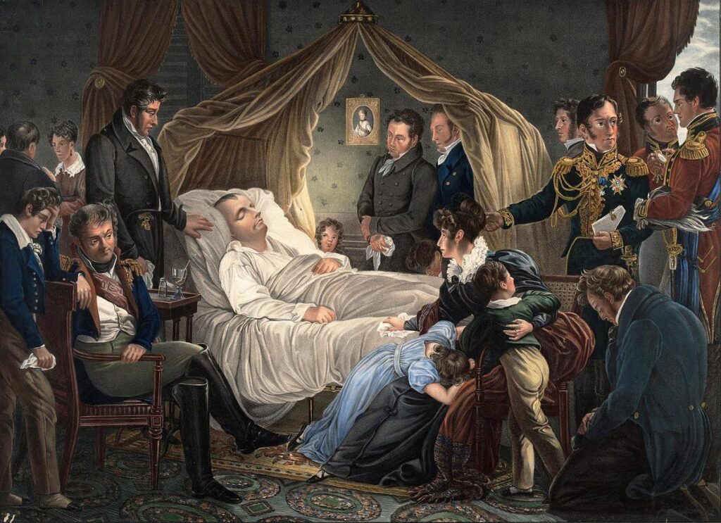 Mort de Napoléon – 1829 par Charles de Steuben